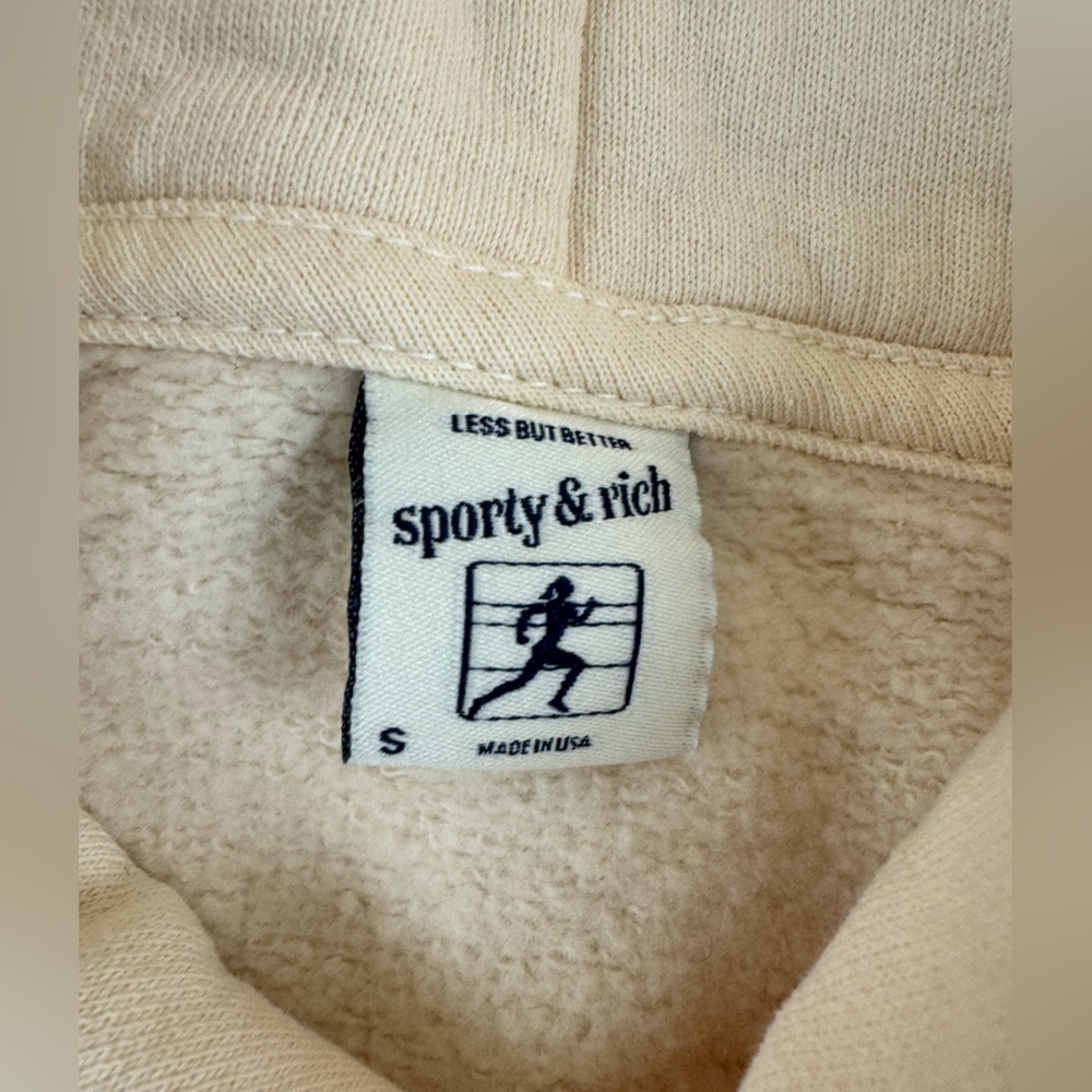 Sporty & Rich x Prince Health Unisex Hoodie Size Small NWT - Picture 7 of 11